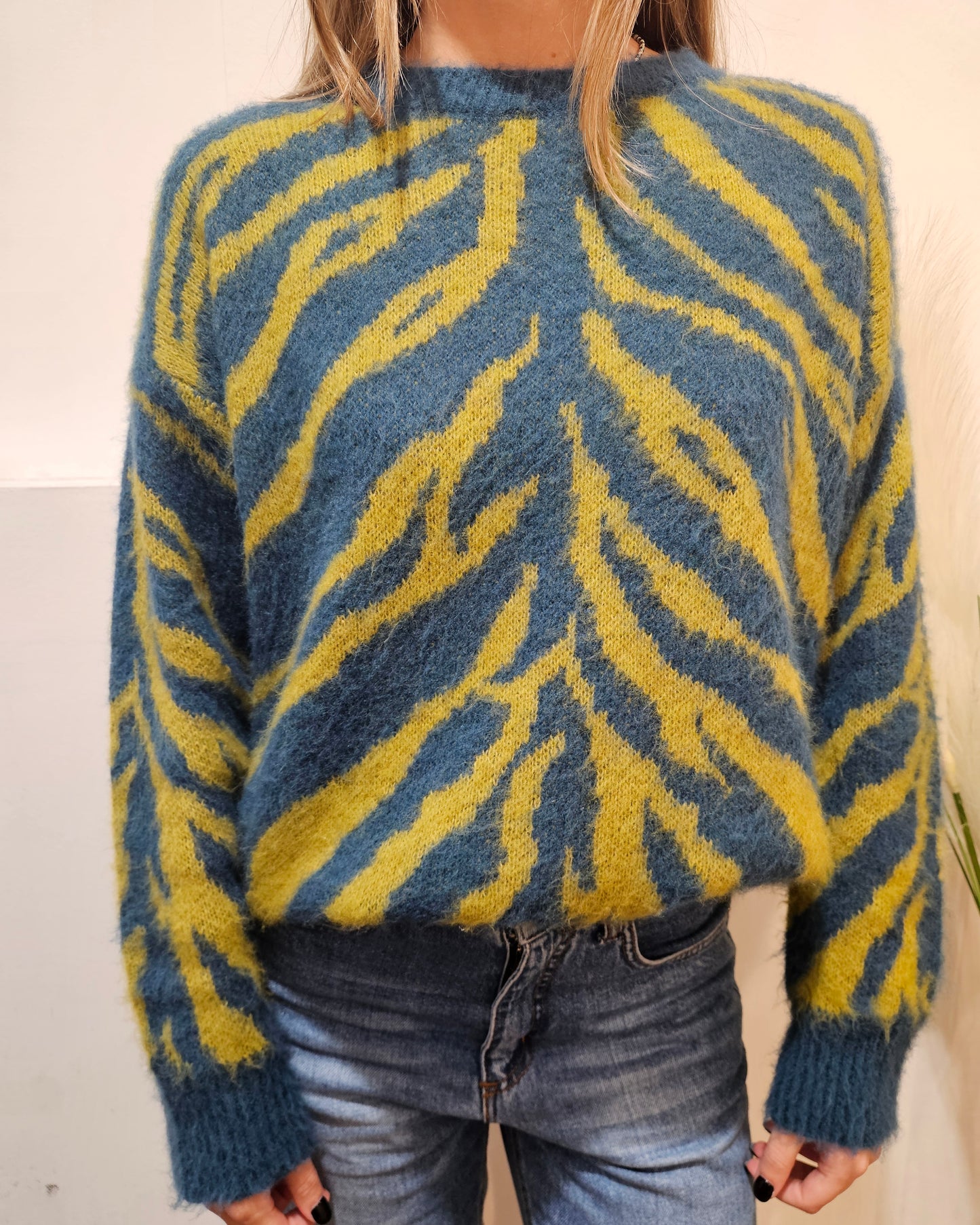 Have One Maglia jacquard ottanio