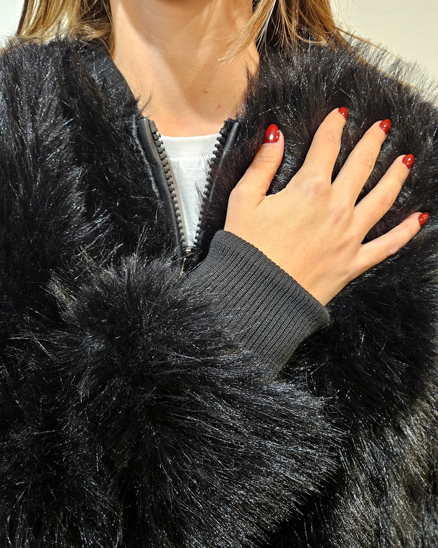 Have One Bomber ecopelliccia