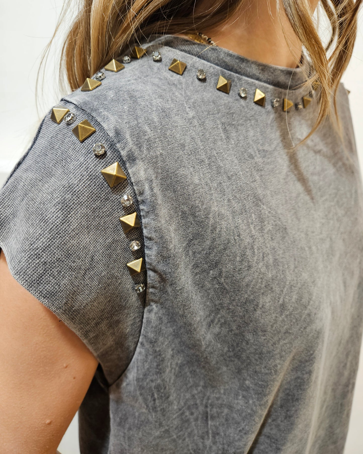 Susy Mix T-Shirt borchie