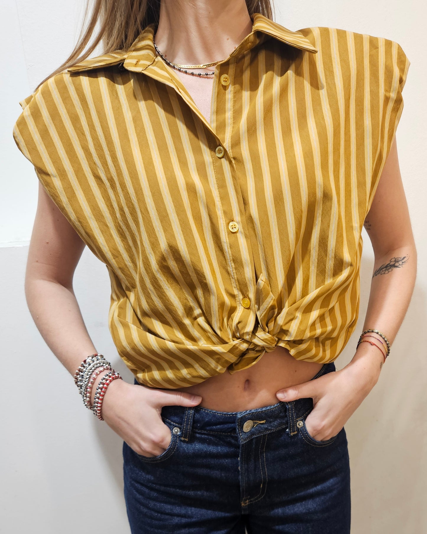 HaveOne Camicia spallina riga