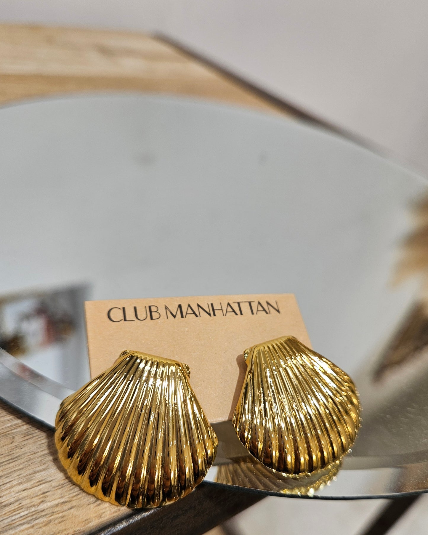 Club Manhattan Orecchini Sea Shell Studs