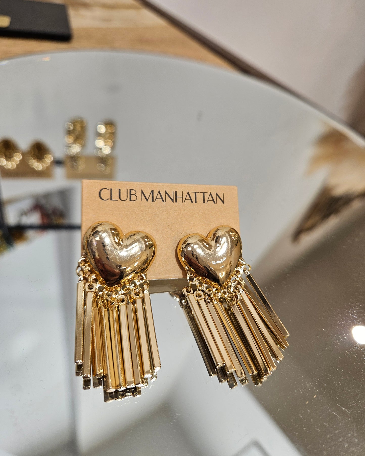 Club Manhattan Orecchini Tassle Heart