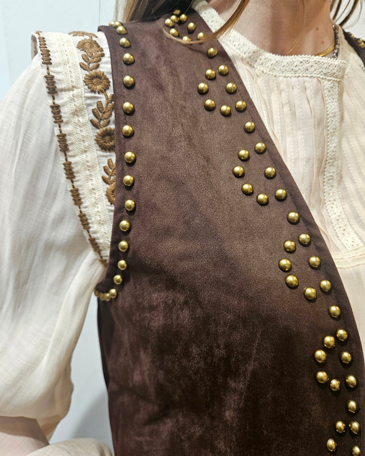 HaveOne Gilet coffee