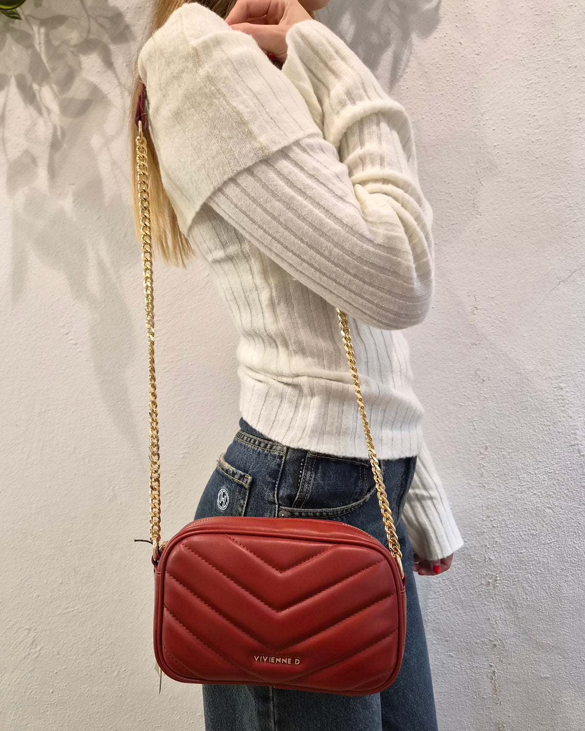 Vivienne D Bag Dora Soft Rosso
