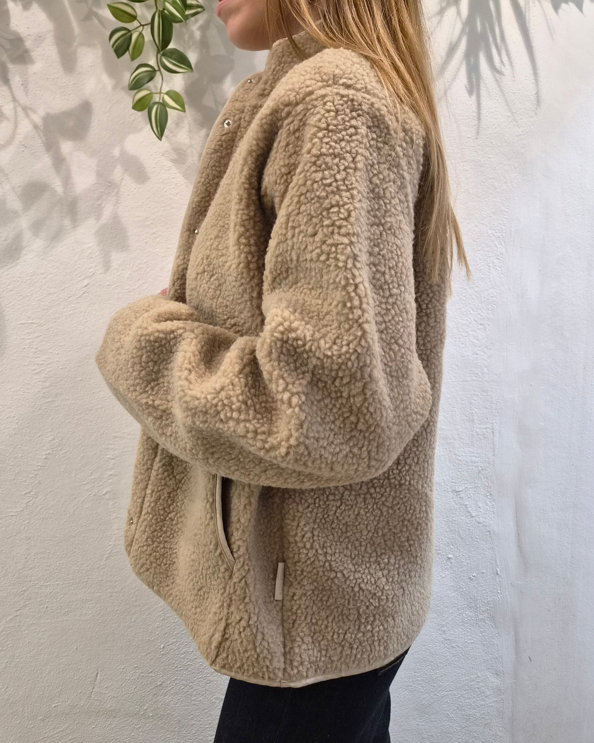 JJXX Giacca Teddy JXVera Beige