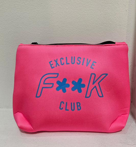 F**K Pochette fucsia fluo