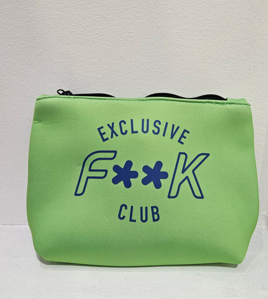 F**K Pochette verde fluo
