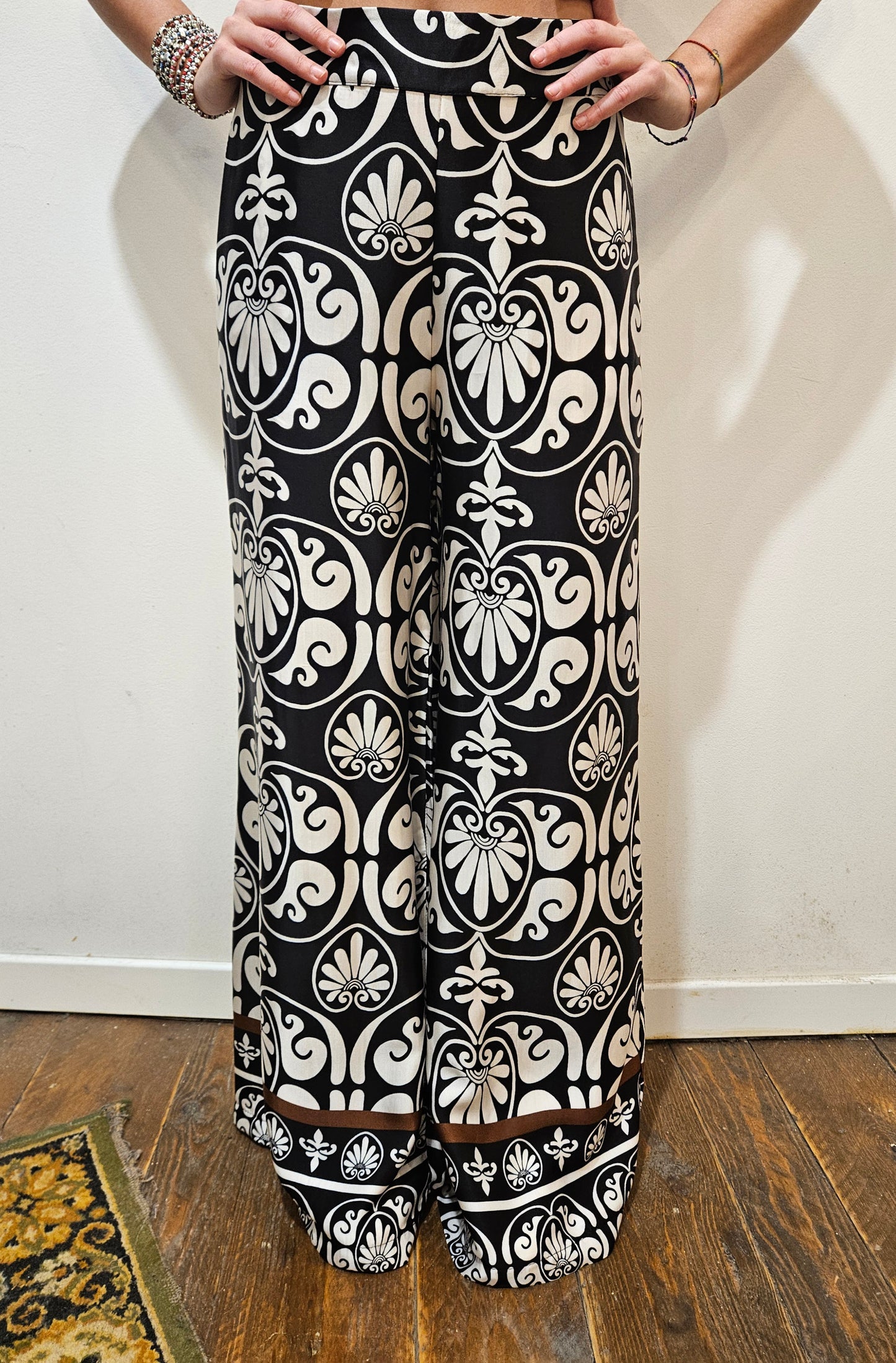 Susy Mix Pantalone fantasia nero