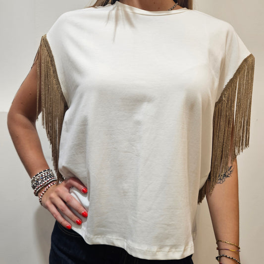 Susy Mix Canotta con frangia