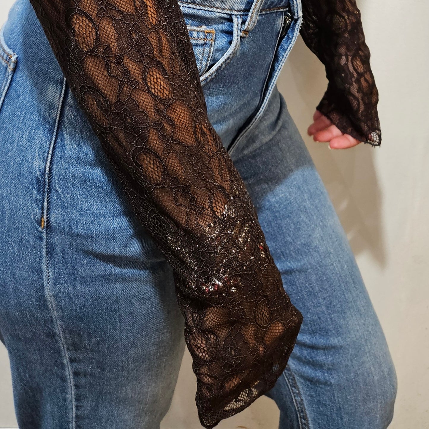 Susy Mix Maglia con pizzo