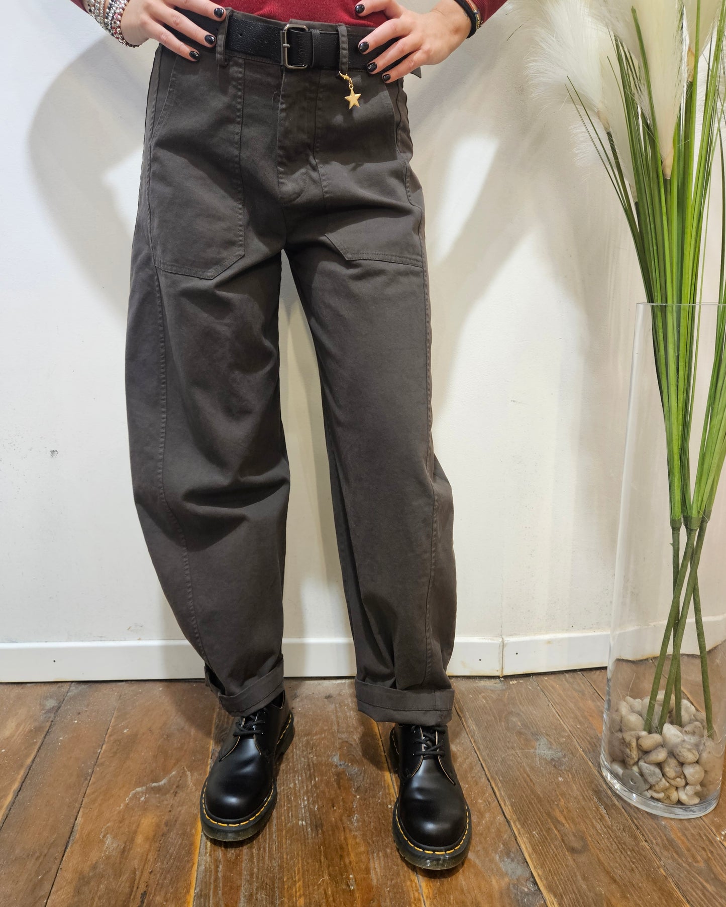 Susy Mix Pantalone marrone