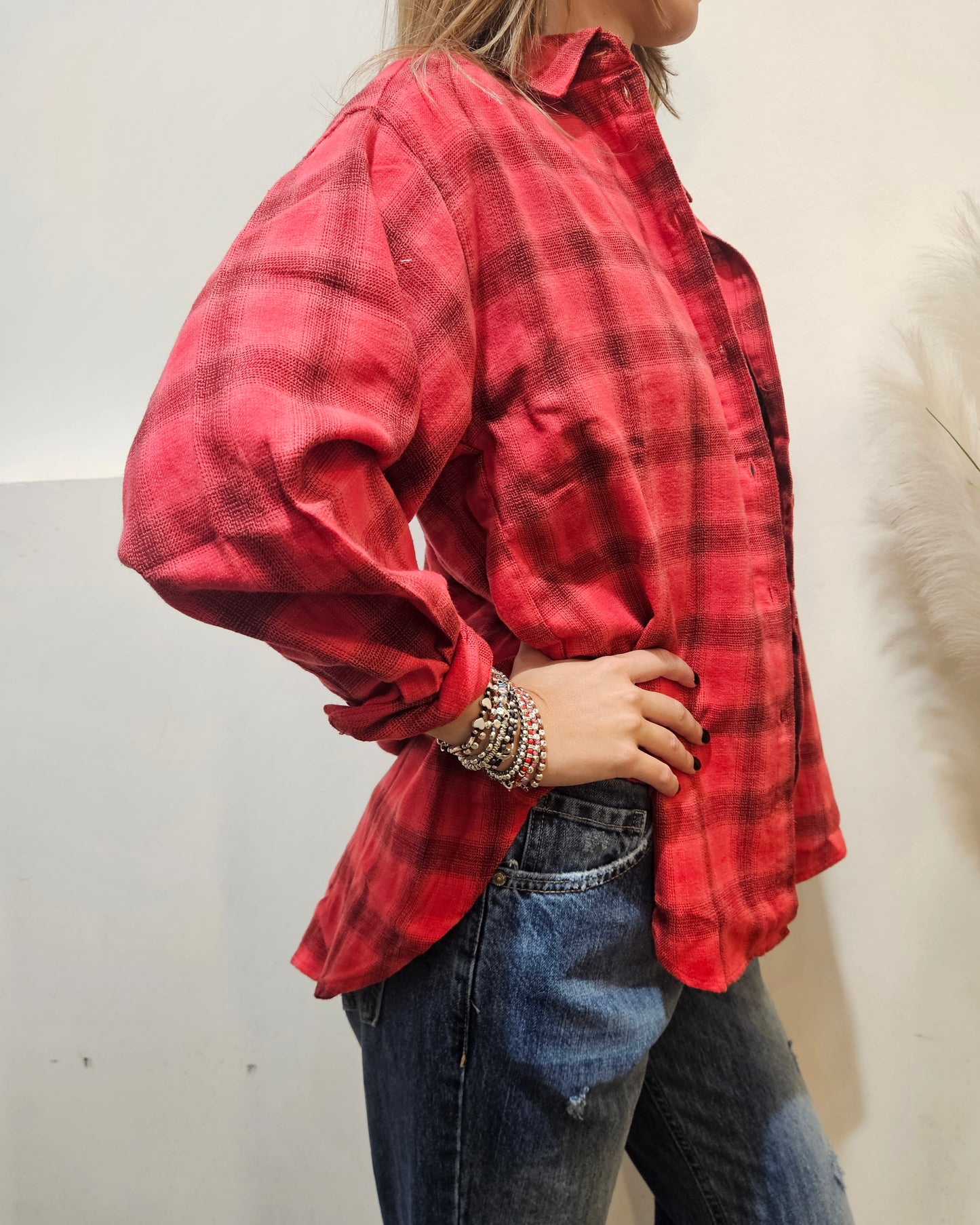 JJXX Camicia JXJAMIE rosso