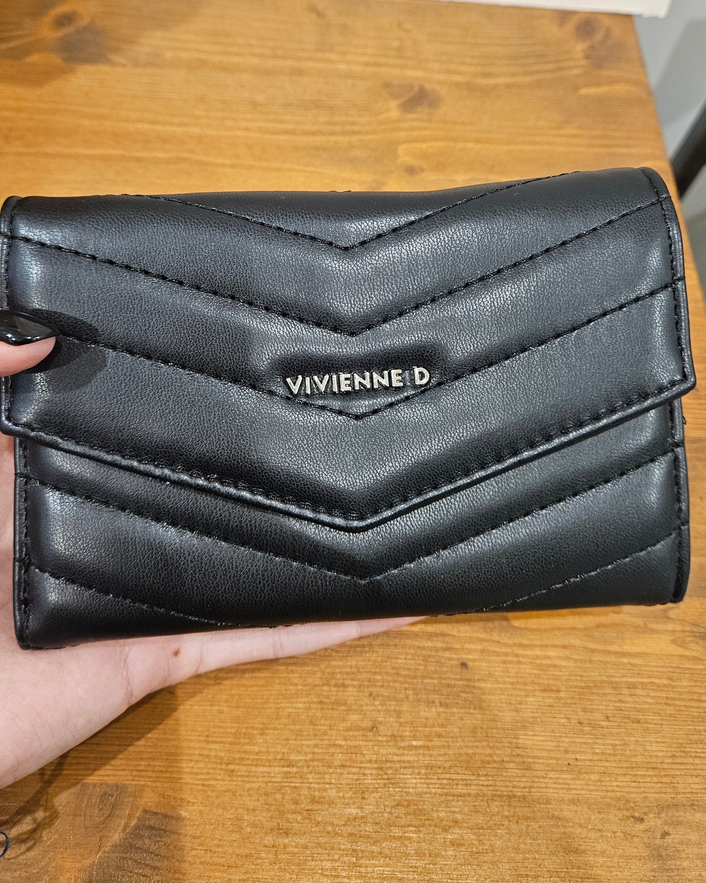 Vivienne D Portafoglio nero