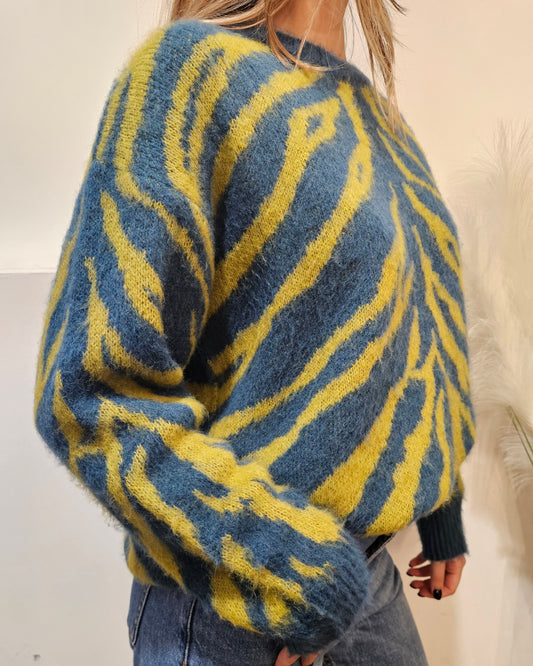 Have One Maglia jacquard ottanio