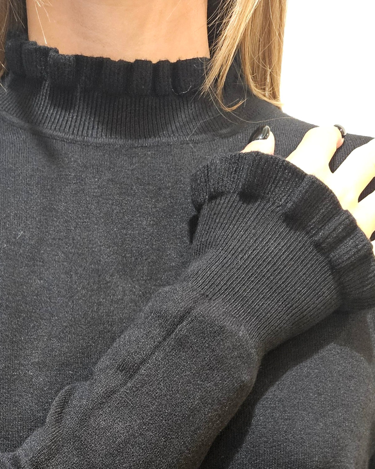 Have One Maglia rouches nero