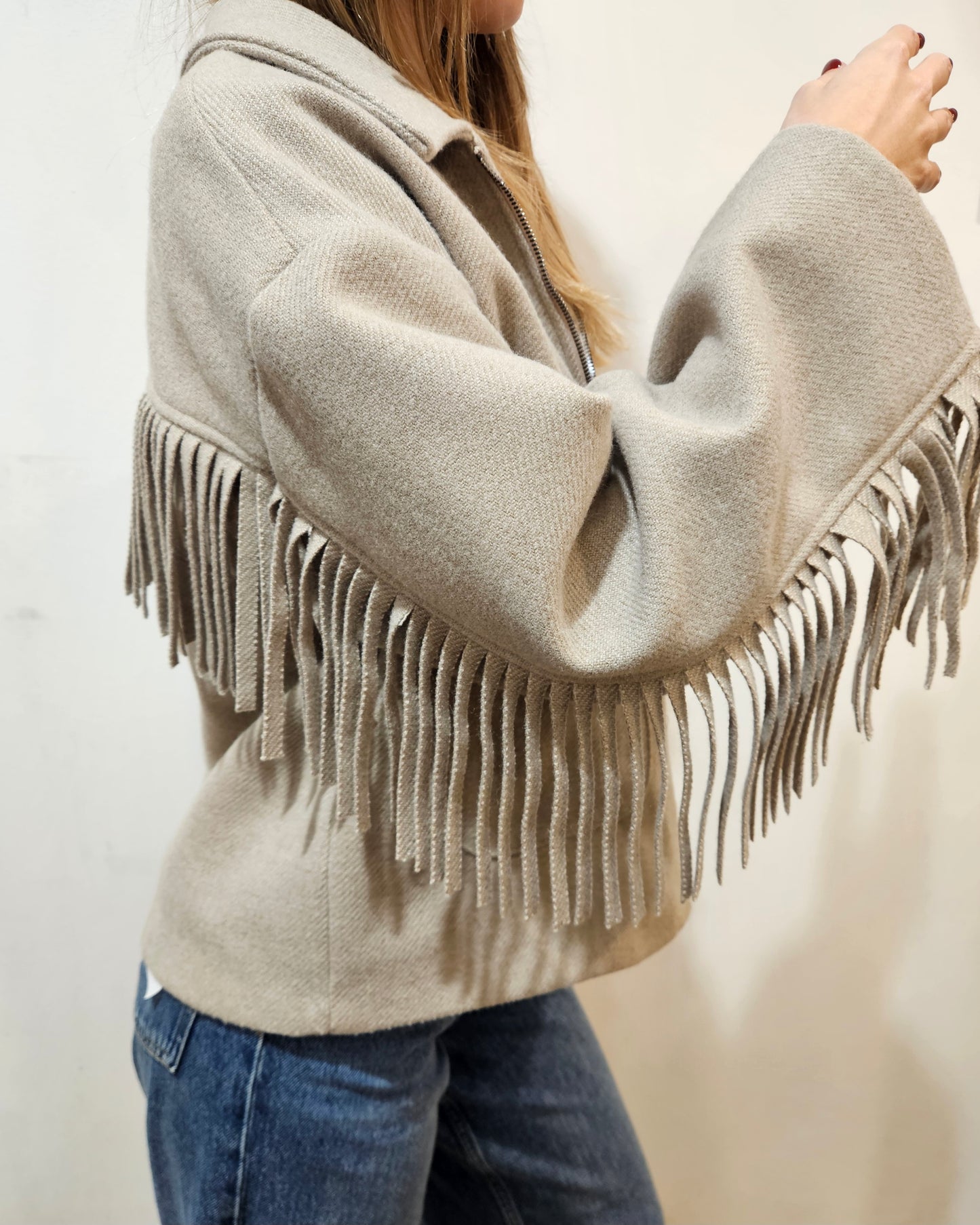 Kontatto Giubbotto frange