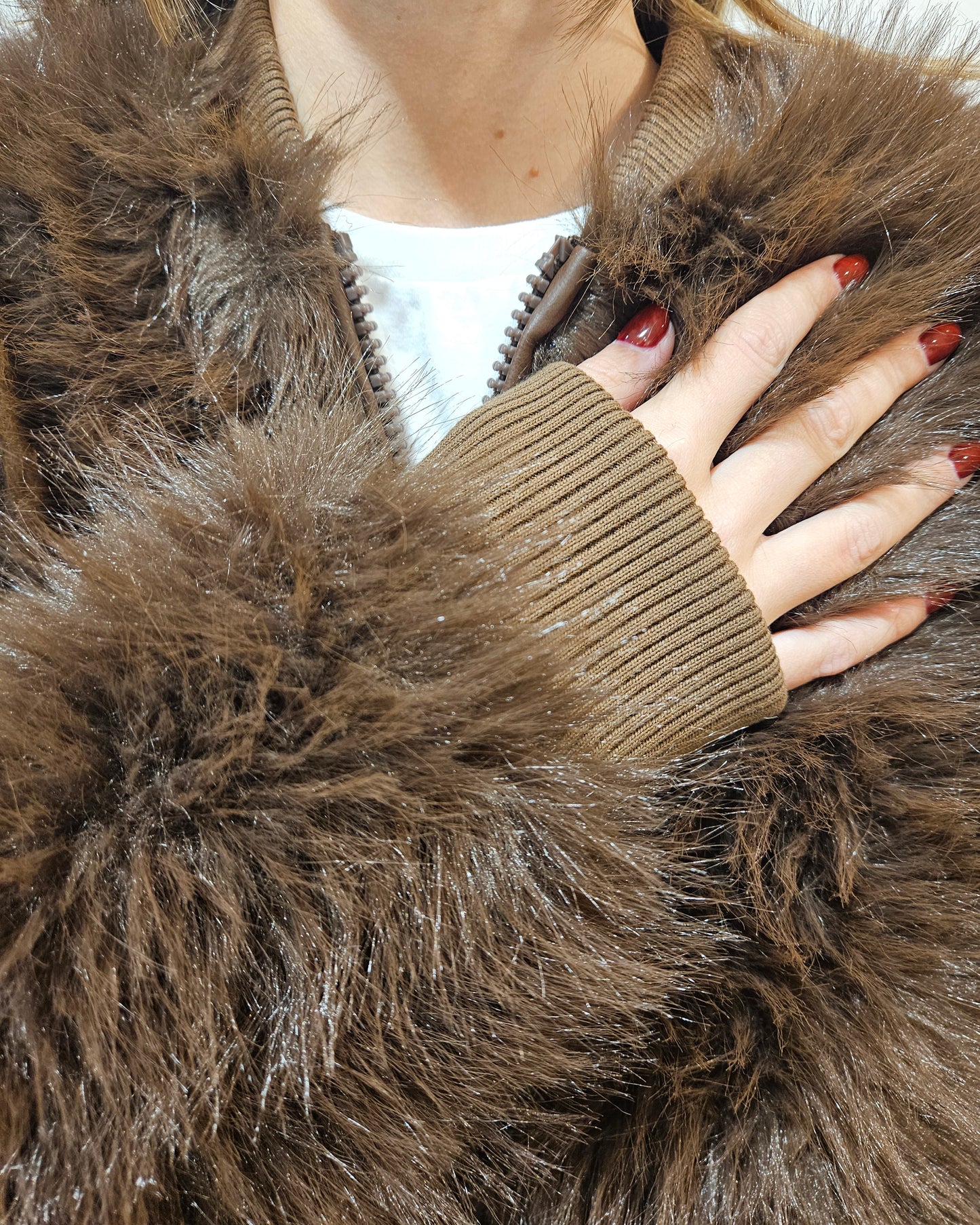 Have One Bomber ecopelliccia