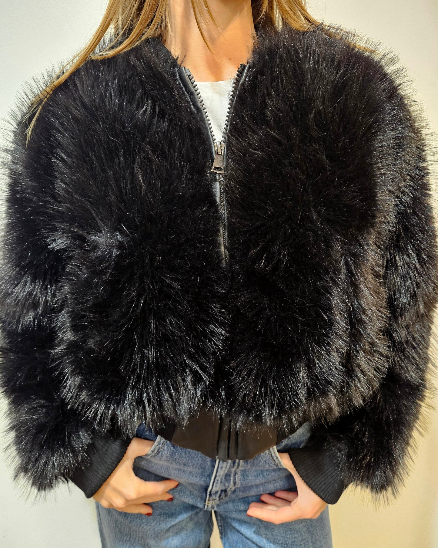 Have One Bomber ecopelliccia