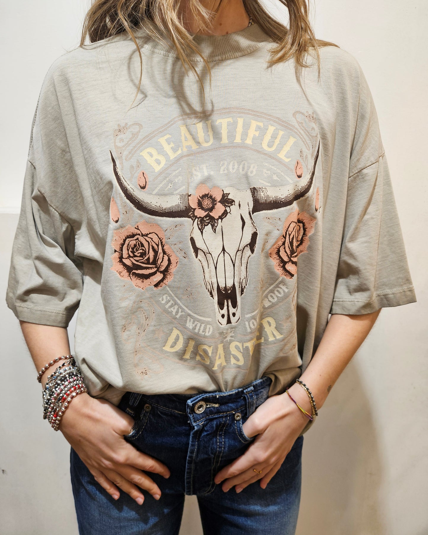 HaveOne T-Shirt con stampa