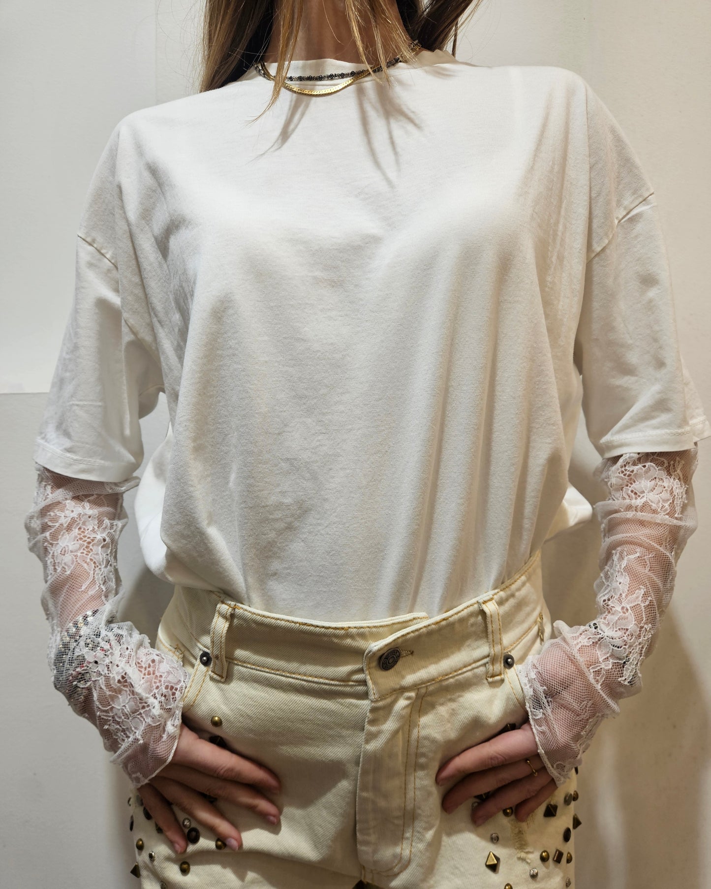 Susy Mix Maglia pizzo