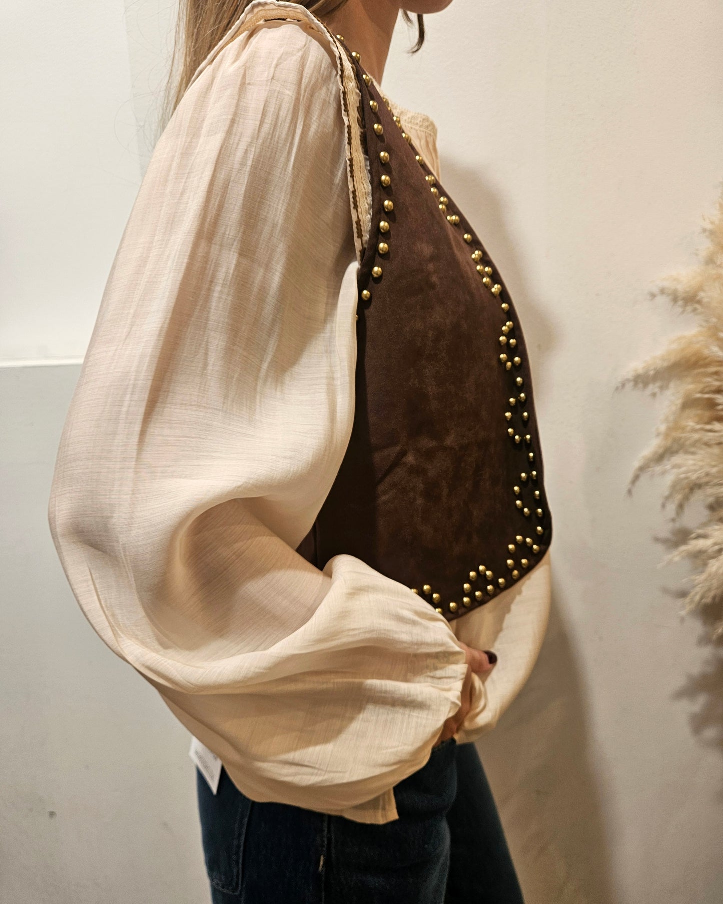 HaveOne Gilet coffee