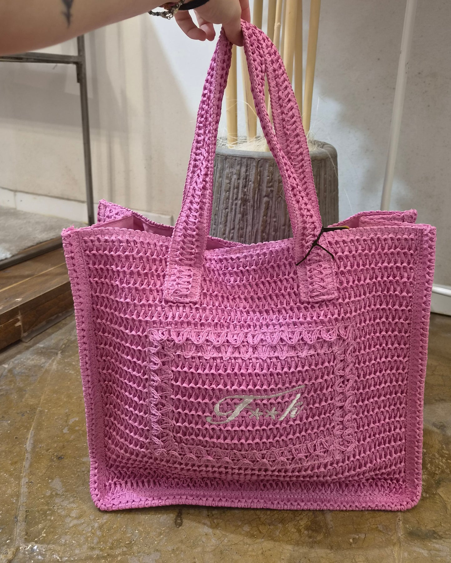 F**K Tote Bag Fucsia