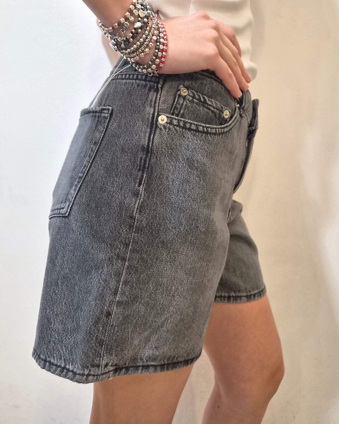 JJXX Shorts Dark Grey Denim