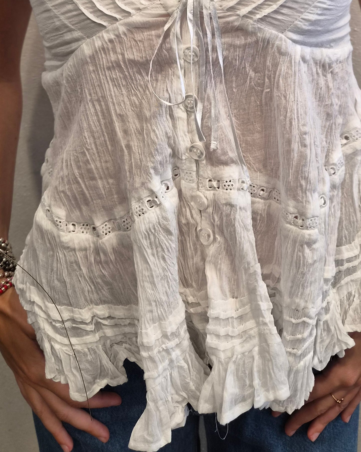 Glamorous Top bianco