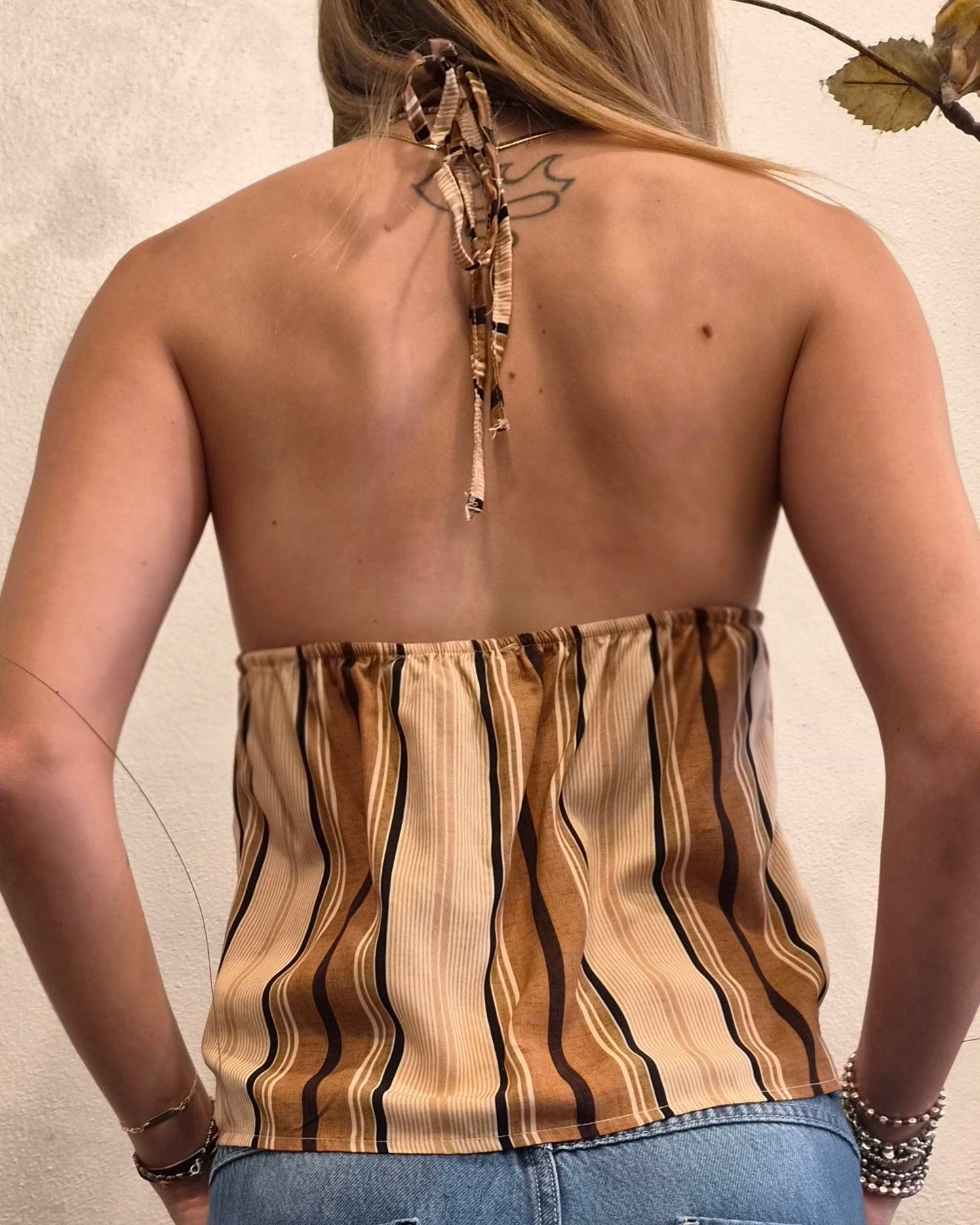HaveOne Top fazzoletto fantasia