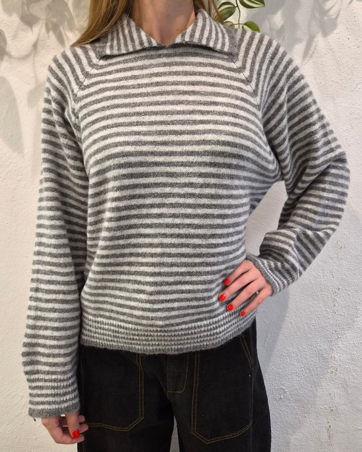 HaveOne Maglia con colletto