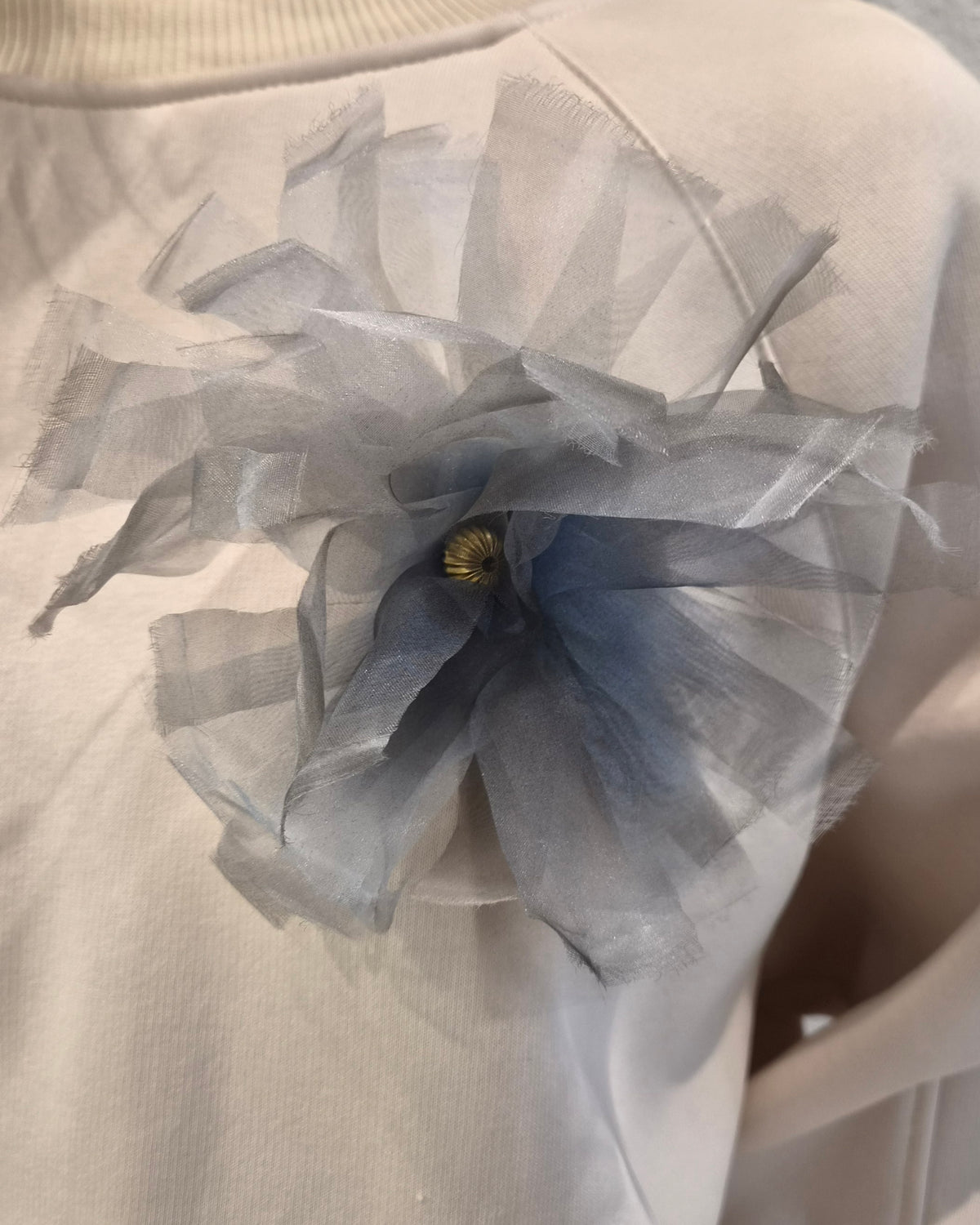 Philia Loft Felpa Crema Fiore