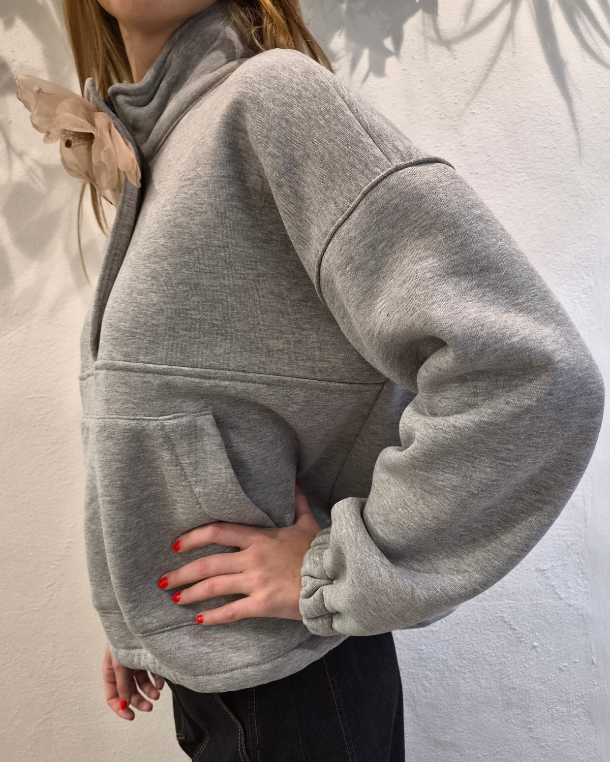 Philia Loft Felpa Grigio Fiore