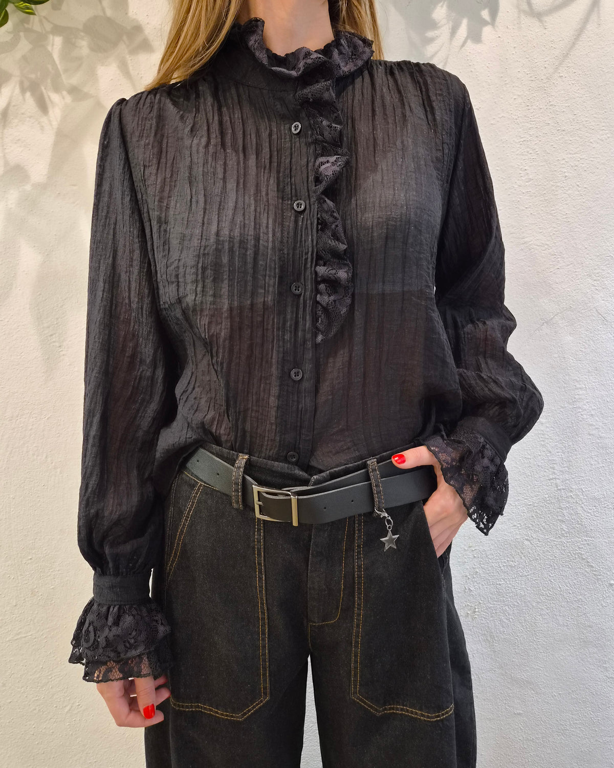 HaveOne Camicia Pizzo