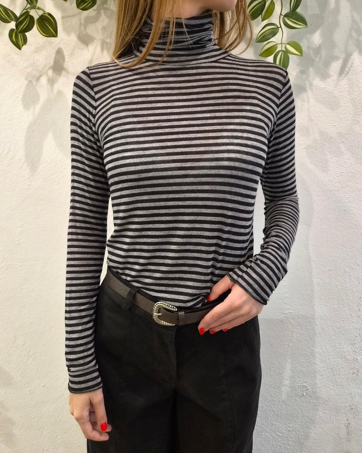 Souvenir Maglia Grigio misto cashmere