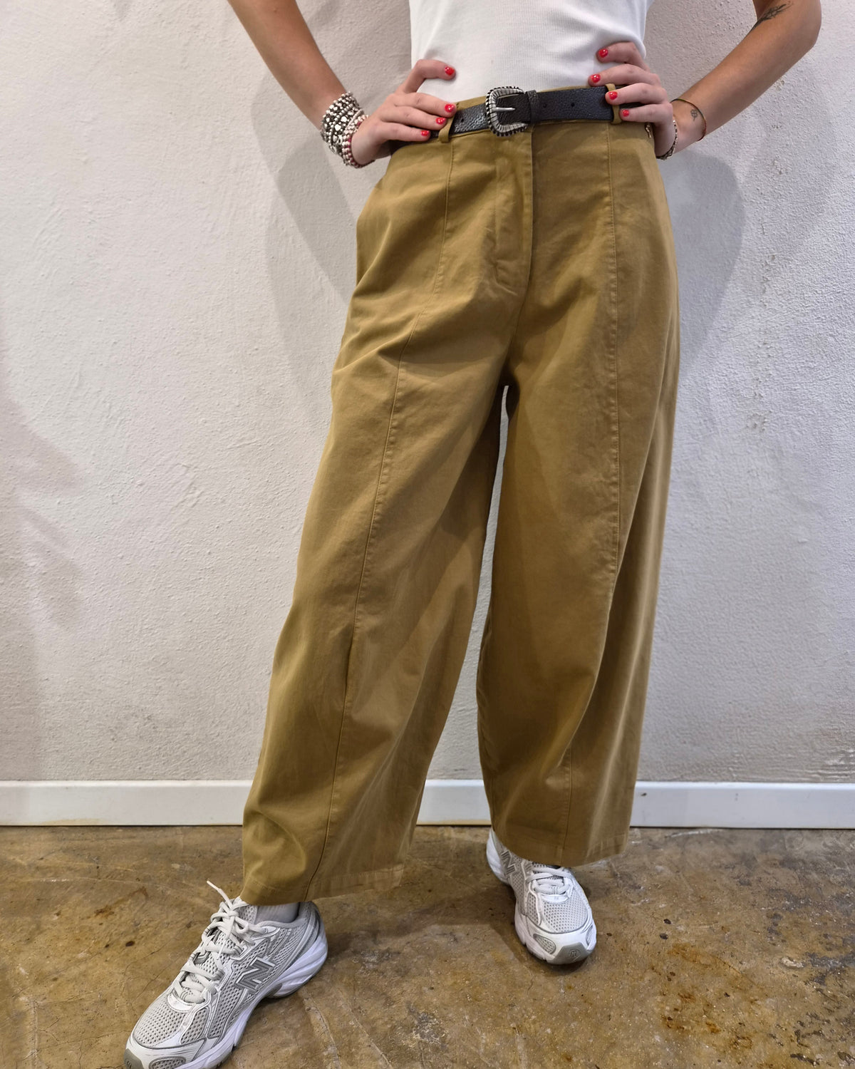 Philia Loft Pantalone Cammello