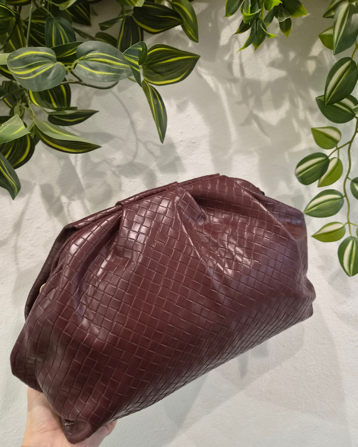 VivienneD Maxi Pochette Zoe Twist Bordeaux