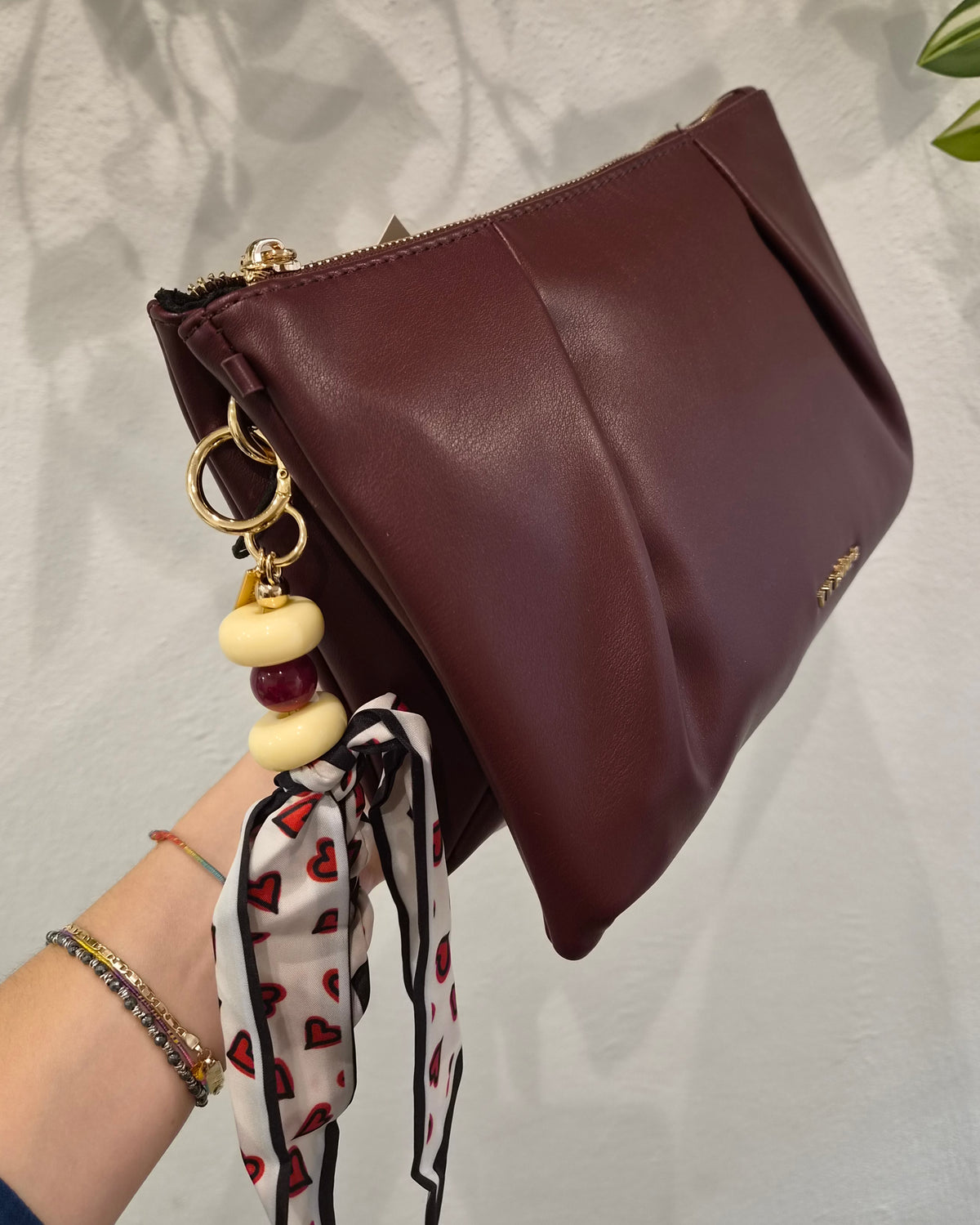 VivienneD Borsa Kris Bloom Bordeaux