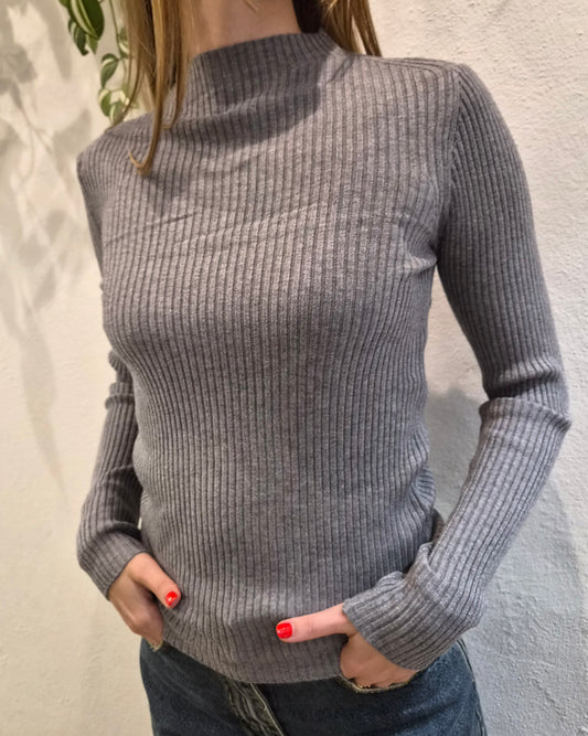Susy Mix Lupetto Costina Grigio