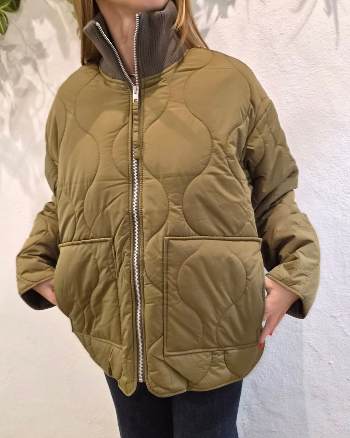 JJXX Giacca trapuntata JXSerena Verde