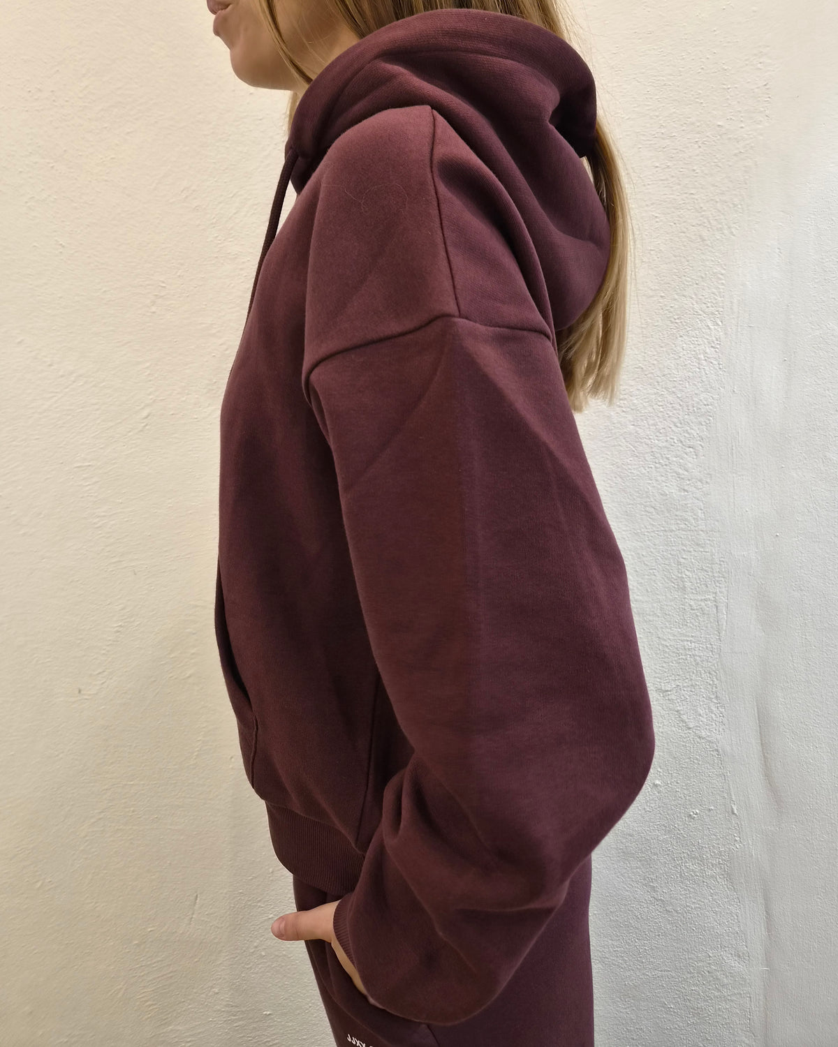 JJXX Felpa con cappuccio Bordeaux
