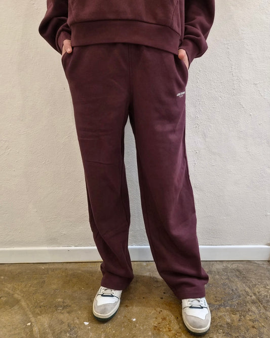 JJXX Pantaloni in felpa Bordeaux