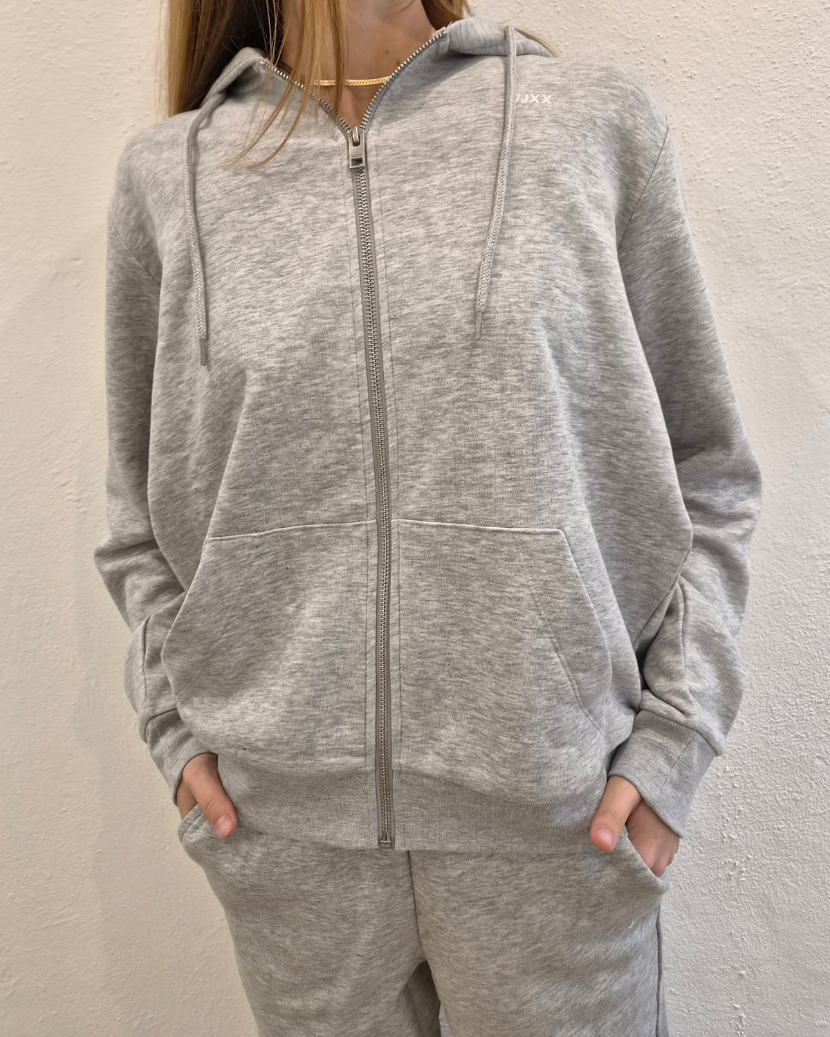 JJXX Felpa con cappuccio Grigio
