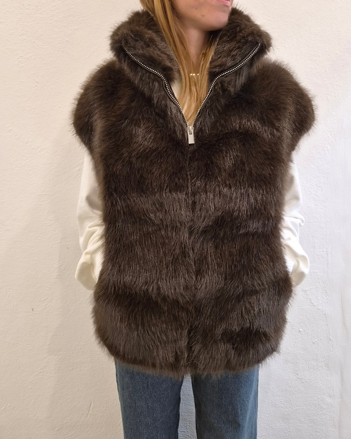 Glamorous Ecopelliccia Moro