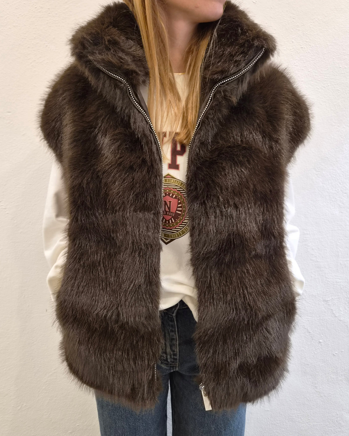 Glamorous Ecopelliccia Moro