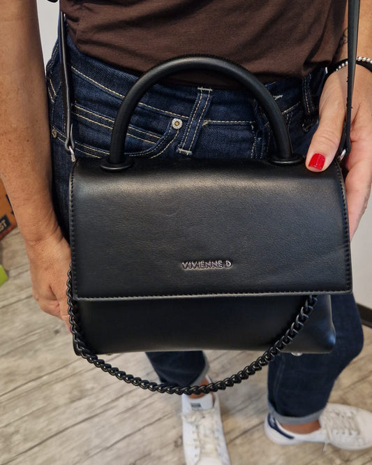 Vivienne D Mini Bag Nero