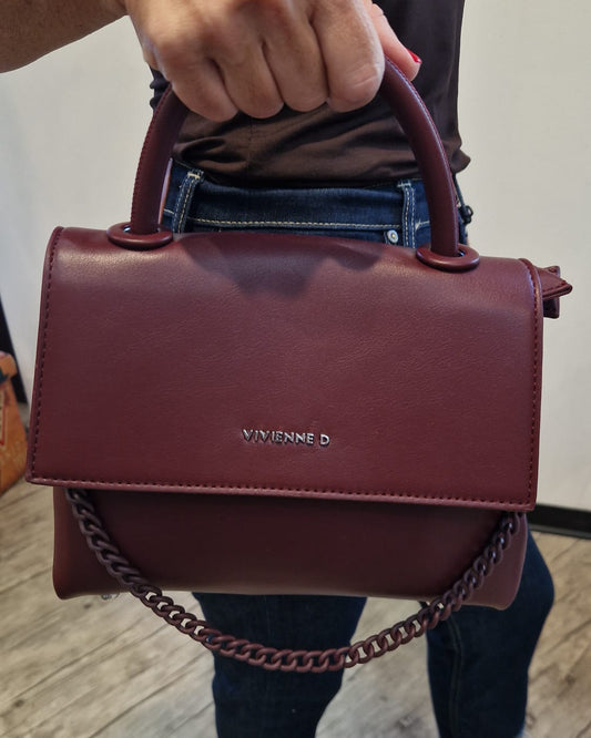 Vivienne D Mini Bag Bordeaux