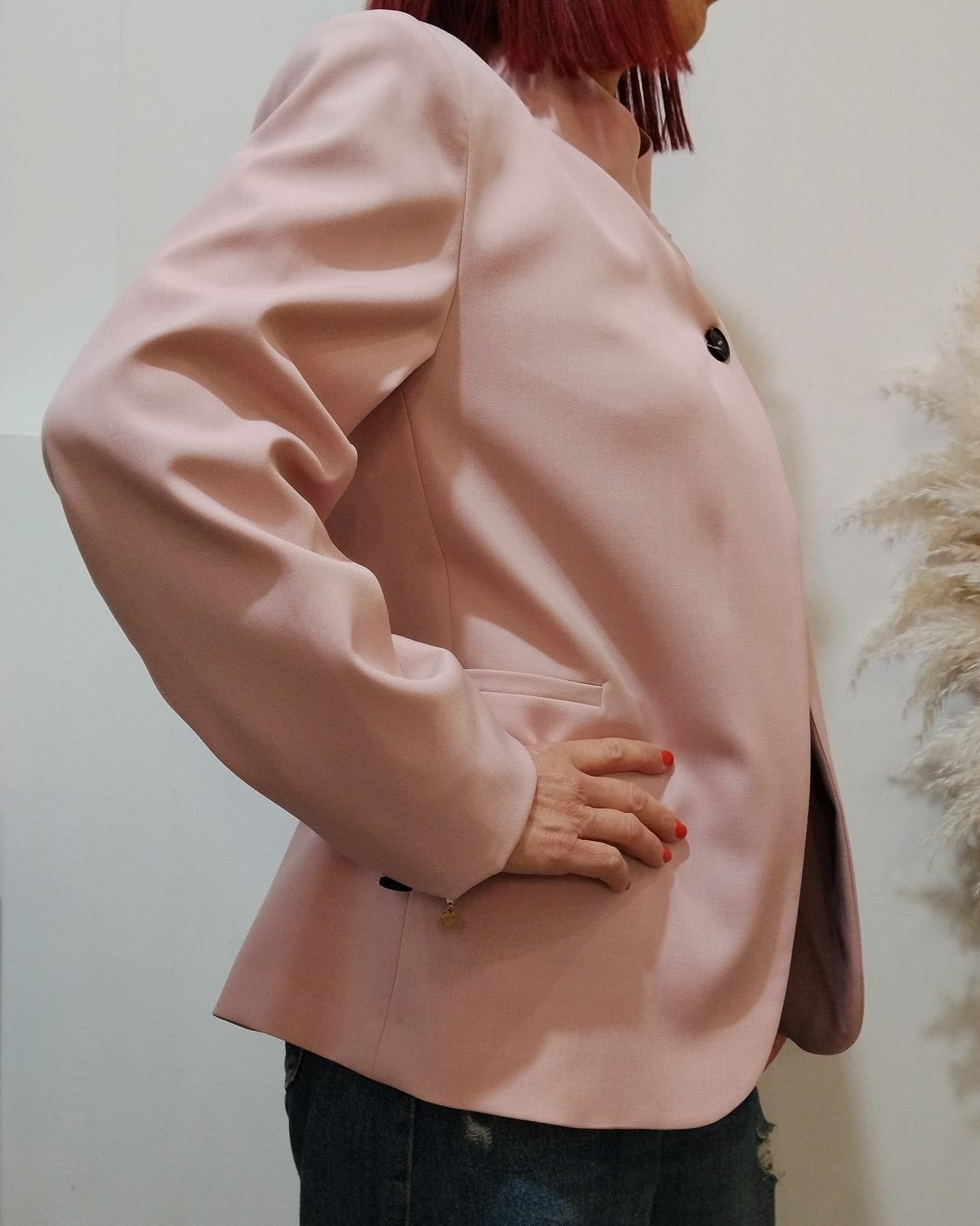 HaveOne Giacca coreana rosa