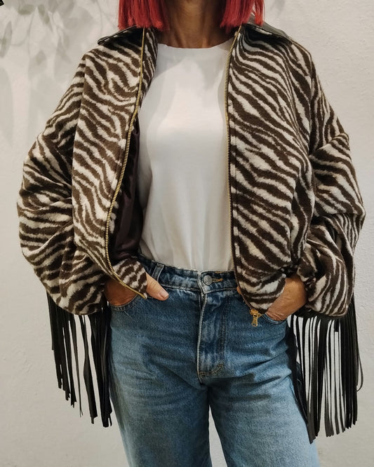 Susy Mix Bomber Zebrato
