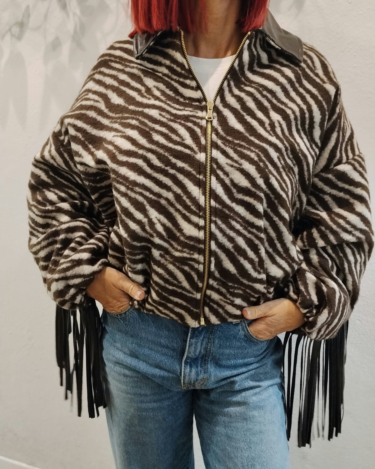 Susy Mix Bomber Zebrato