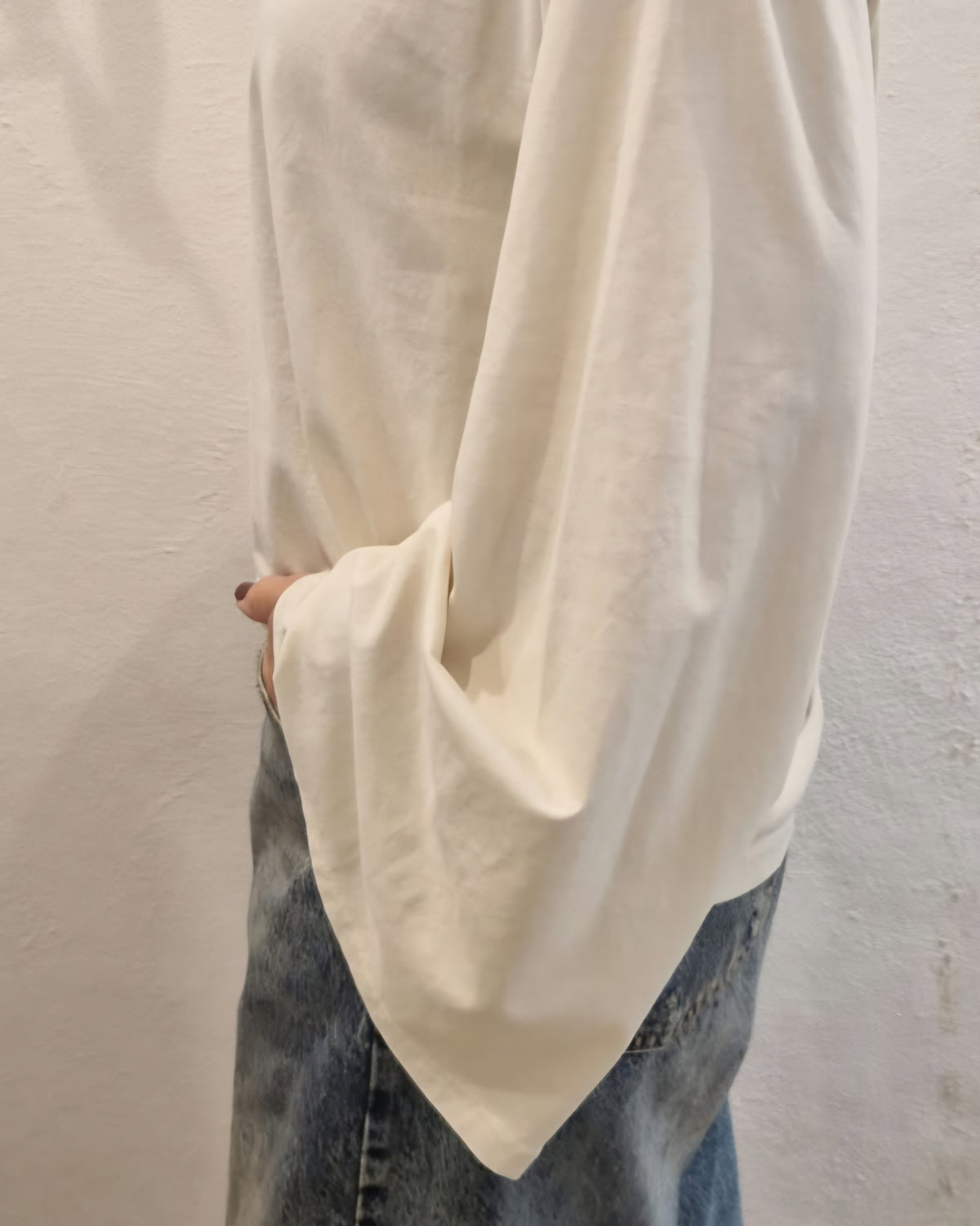 HaveOne Maglia Manica Trapezio Burro